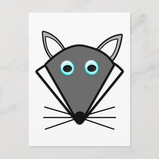 Postales de Lobo de Halloween (Anverso)