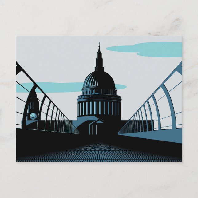 Postales de Londres estilo Art Deco (Anverso)