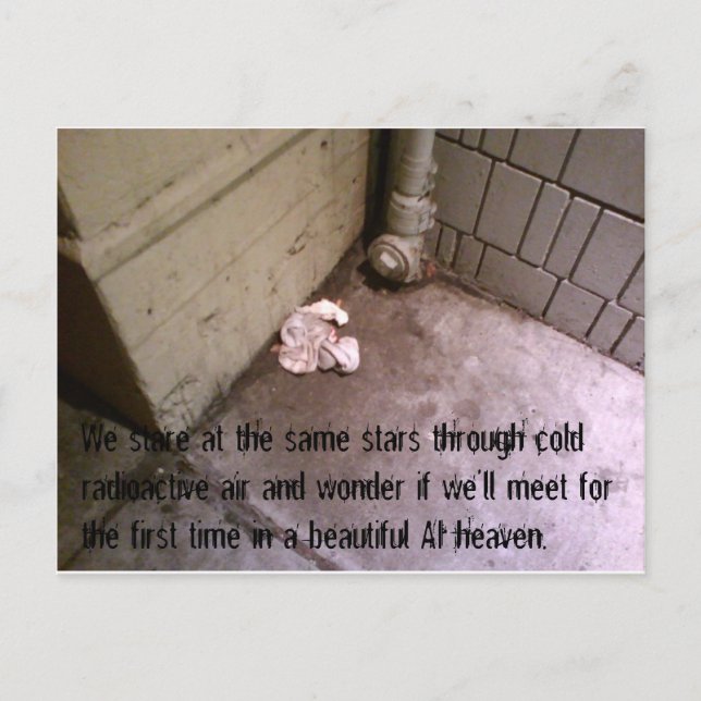 Postales de los amigos post-apocalipsis #7 (Anverso)