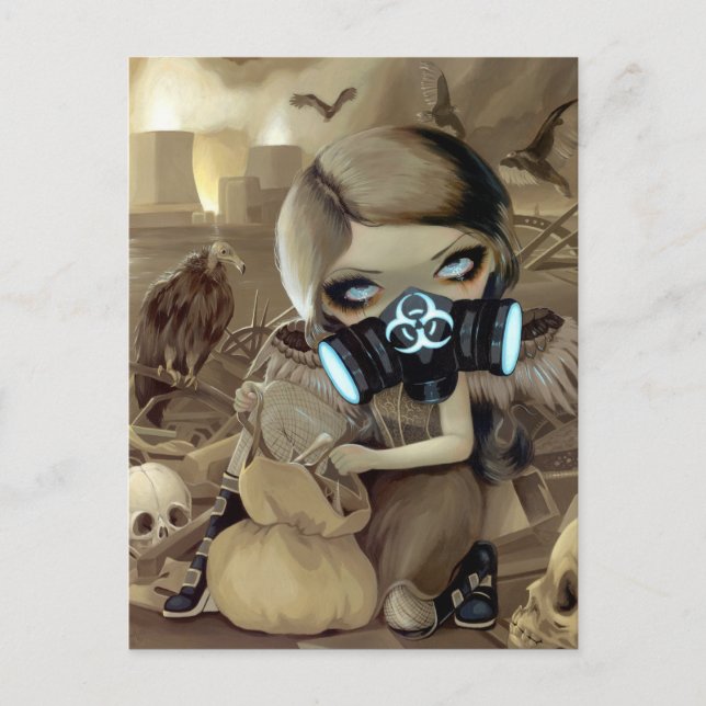 Postales de "Los cavadores" (Anverso)