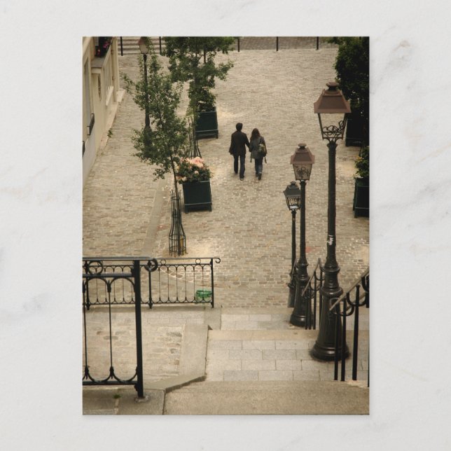 Postales de los pasos de Montmartre (Anverso)