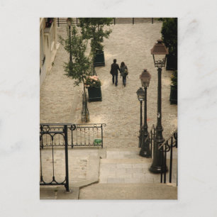Postales de los pasos de Montmartre