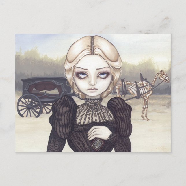 Postales de "luto funesto" (Anverso)