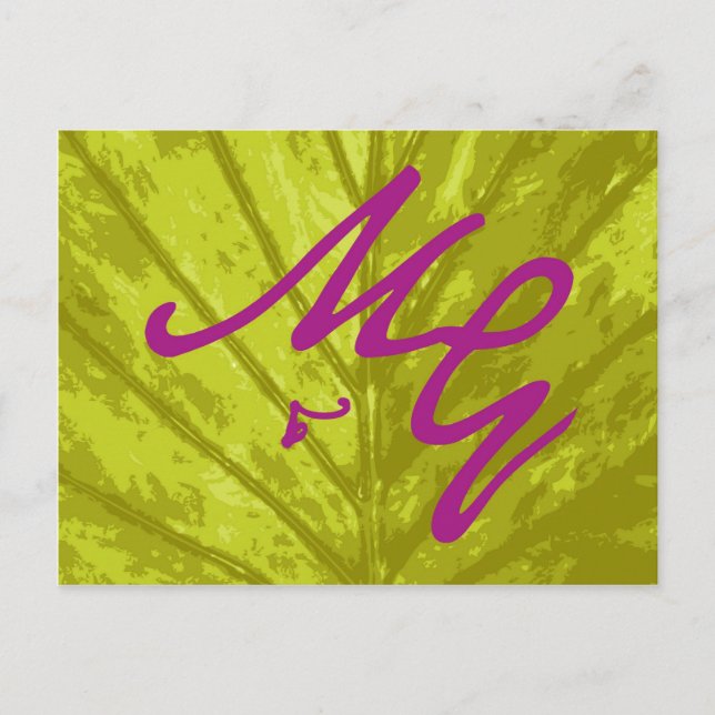 Postales de M&G Guestbook (Anverso)