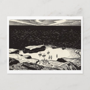 Postales de madera clásica