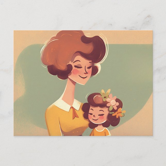Postales de madre e hija de 70 años (Anverso)