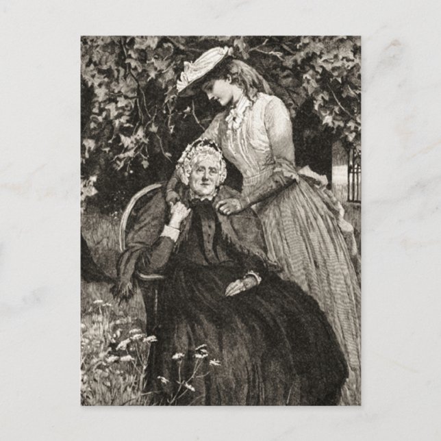 Postales de madre e hija mayores de edad (Anverso)