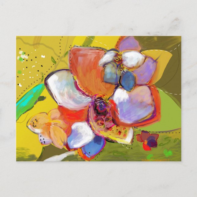 Postales de maíz y flores (Anverso)