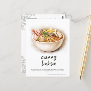 Postales de Malasia Curry Laksa