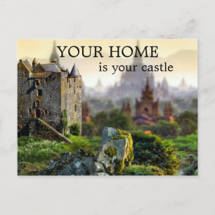 Postales de marketing del agente inmobiliario Cast