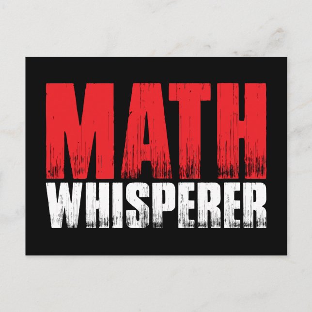 Postales de Math Whisperer (Anverso)