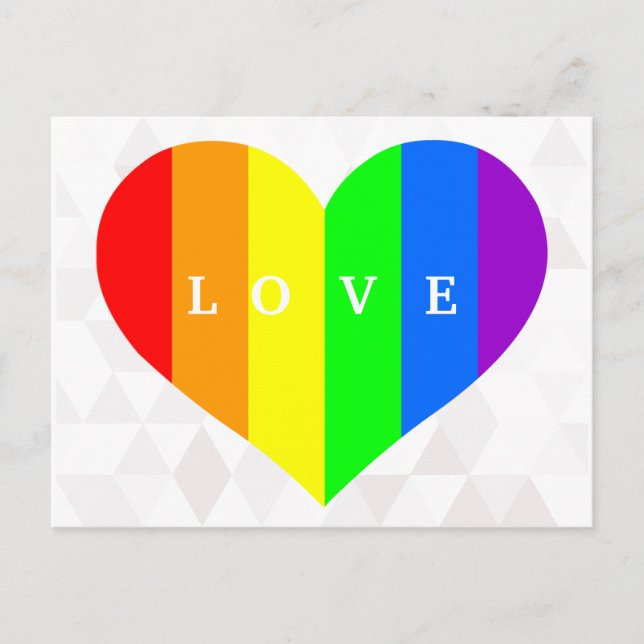 Postales de mensajes arco iris (Anverso)