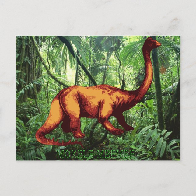 Postales de Mokele-mbembe (Anverso)