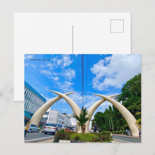 Postales de Mombasa (Anverso / Reverso)