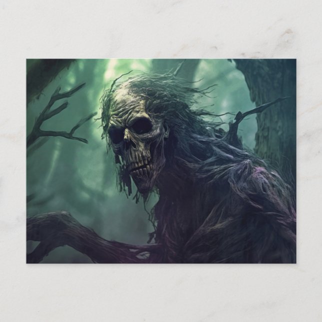 Postales de Monstruo de Halloween (Anverso)