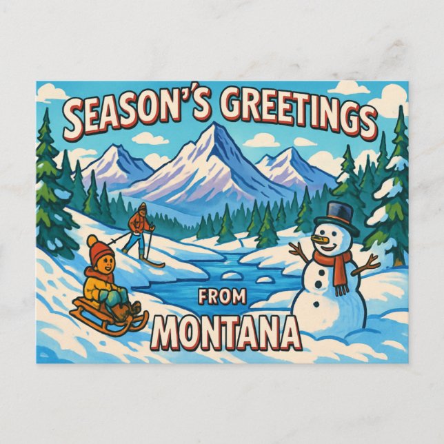 Postales de MONTANA (Anverso)