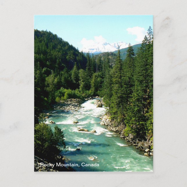 Postales de Montaña Rocosa de Canadá (Anverso)