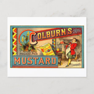 Postales de mostaza Filadelfia de Colburn