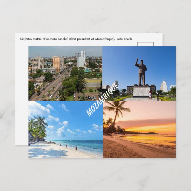 Postales de Mozambique (Anverso / Reverso)
