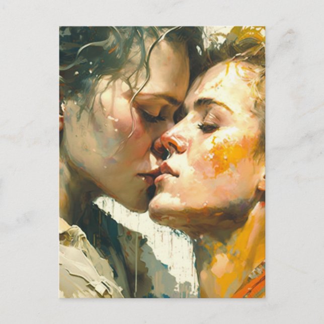 Postales de mujeres enamoradas (Anverso)