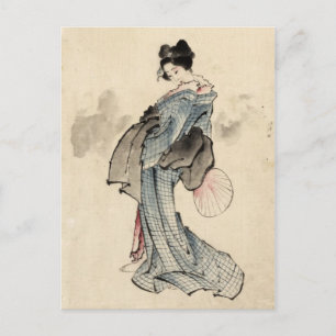 Postales de mujeres japonesas