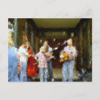 Postales de músicos callejeros