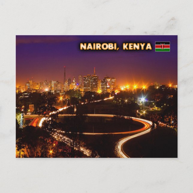 Postales de Nairobi Kenia (Anverso)
