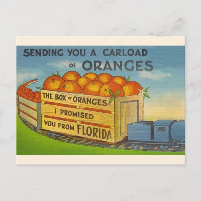 Postales de Naranjas de la Florida de la época de  (Anverso)