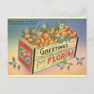Postales de Naranjas de la Florida de la época de 