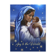 Postales de Navidades afroamericanos de Madonna