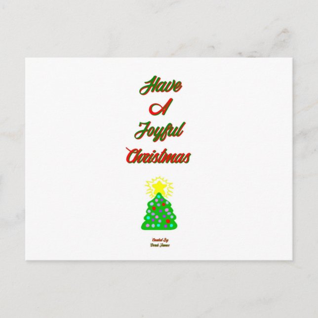 Postales de Navidades alegres (Anverso)