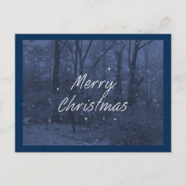 Postales de Navidades azules