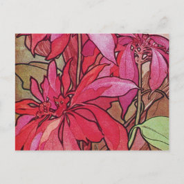 Postales de Navidades de Alphonse Mucha Poinsettia