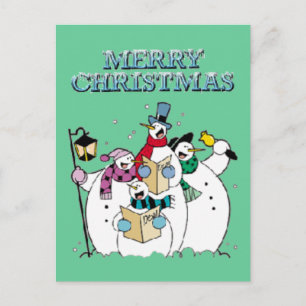 Postales de navidades de animadores de Snowman