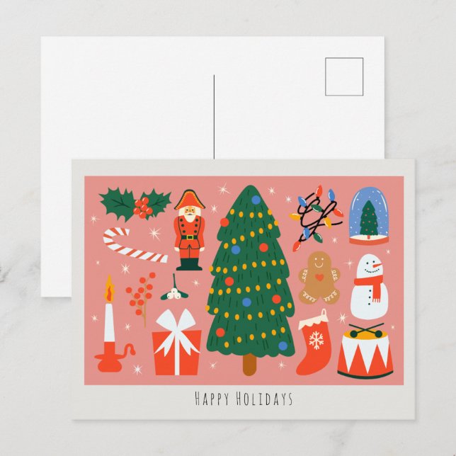 Postales de Navidades de arte Personalizado (Anverso / Reverso)
