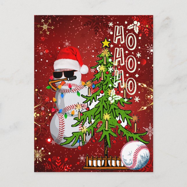 Postales de Navidades de Béisbol (Anverso)