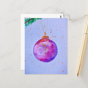 Postales de Navidades de festividad de Magenta Maj