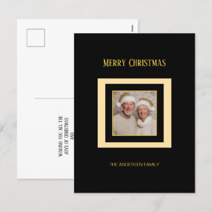 Postales de Navidades de fotografía elegantes de c