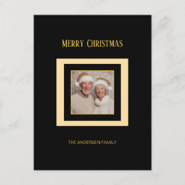 Postales de Navidades de fotografía elegantes de c