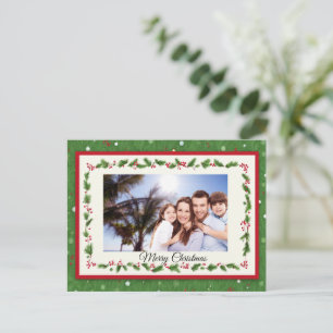 Postales de Navidades de Holly Wreath - Foto Perso