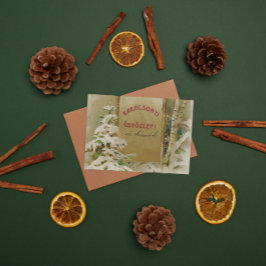 Postales de navidades de Hungría 1901