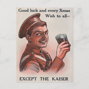 Postales de Navidades de la época de la guerra mun