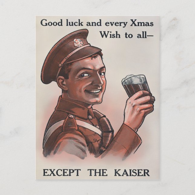 Postales de Navidades de la época de la guerra mun (Anverso)