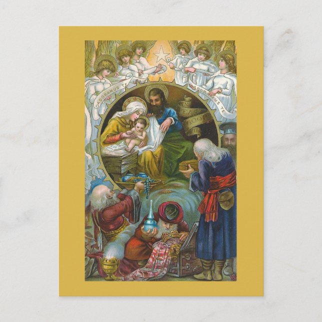 Postales de Navidades de "Natividad" (Anverso)