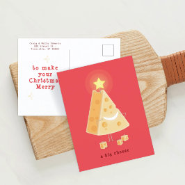 Postales de Navidades de queso grandes