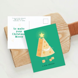 Postales de Navidades de queso grandes