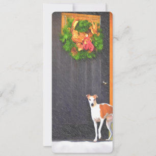 Postales de Navidades de Whippet