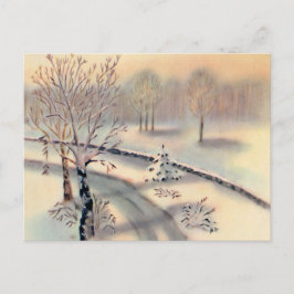 Postales de Navidades del campo de Vintage