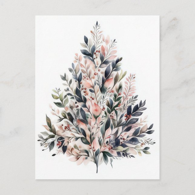Postales de Navidades festivos y elegantes (Anverso)