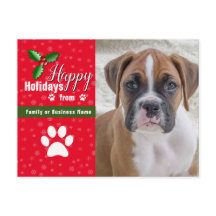 Postales de Navidades Mascotas de fotografía